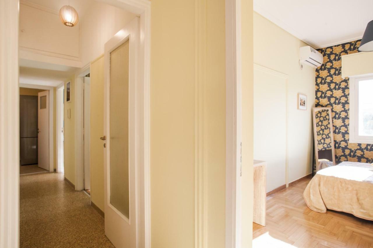 Private Central View Rooms In Apartment Near To Acropolis Metro Station Athens Ngoại thất bức ảnh